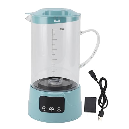 Hydrogen Water Pitcher 1.5L with LED Touch Display, High Borosilicate Glass Hydrogen Generator for Water, Water Machine Electrolysis Technology