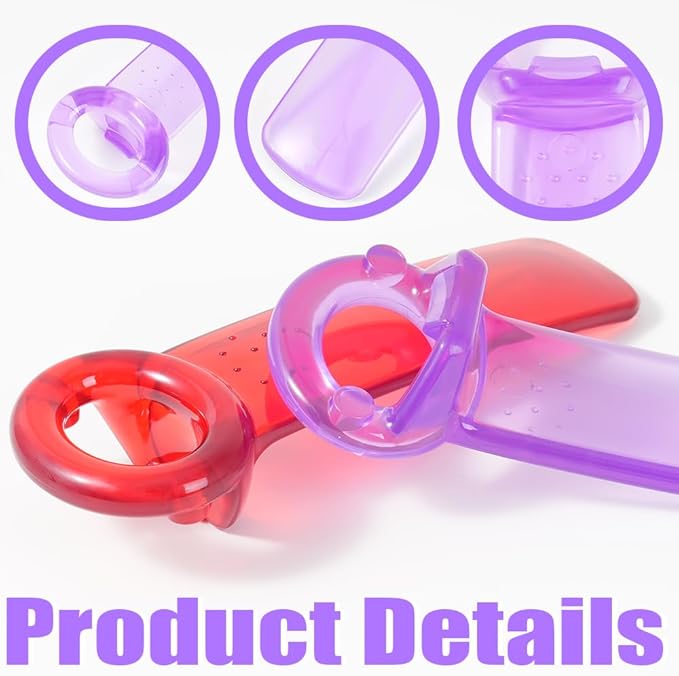 2 PCS Jar Opener, Jar Key Opener, Easy Grip Jar Lid Opener for Weak Hands, Plastic Jar Opener for Elderly and Seniors