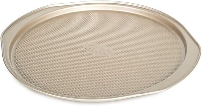 Glad Nonstick Large Pizza Pan for Oven | Round Baking Tray Textured Cooking Sheet Crisper Premium Bakeware Series for Home Kitchen (Pack of 6)