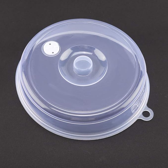 Washable Microwave Plate Cover, Microwave Plate Lid, Silicone for Microwave Oven Accessories Cookware Lids for Microwave Oven Parts Bakeware Lids (L)