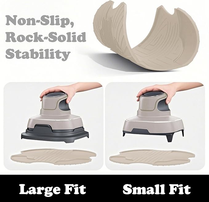 Tailored Ninja Crispi PowerPod Silicone Trivet – Hot Pads for Ninja Crispi Glass Air Fryer Accessories, Heat-Resistant, Non-Slip, Protection for Countertop (Off White)