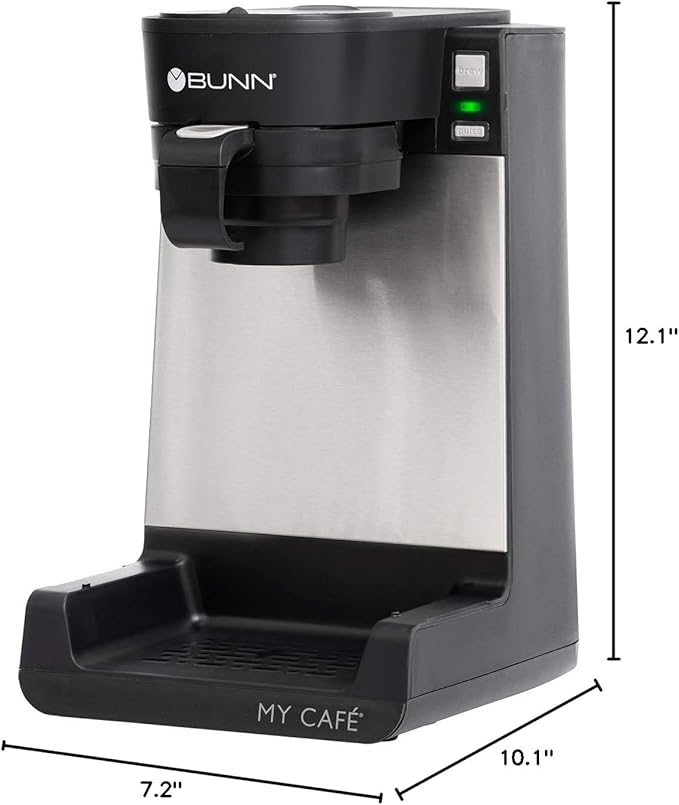 BUNN MCU My Cafe Single Cup Multi Use Coffee Brewer (Black/SST)