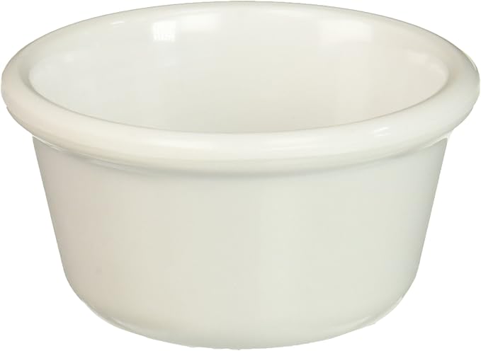 Winco Plain Ramekins, 4-Ounce, White