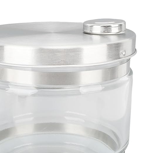 Distilled Water Machine Bottle, Leakproof Distilled Water Collection Bottle 4L Water Container for Distiller Glass Pot Distilled Water Bottle with Cover Handle for Home