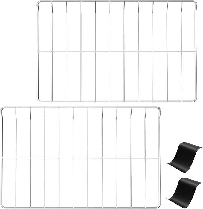 2 Pack Upgraded 304 Stainless Steel WPW10179152 W10179152 Oven Rack Compatible with Kitchen-Aid,Maytag and Whirlpool Range Oven Wire Rack W10439248 EAP11749669 Gas Range Oven Rack w/Oven Rack Liner