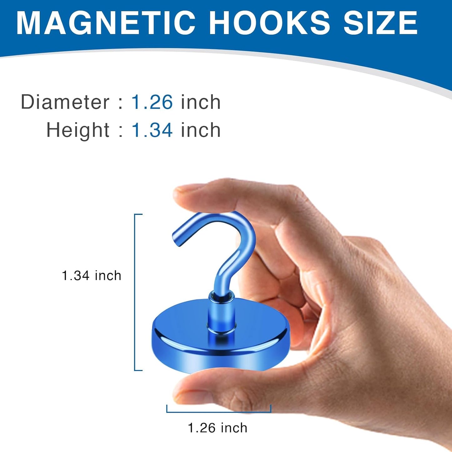 LOVIMAG Magnetic Hooks for Cruise Cabins, Cruise Essentials Must Haves, Cruise Magnets, Magnetic Key Holder, Strong Magnetic Hooks for Hanging, Fridge, Grill -12 Pack