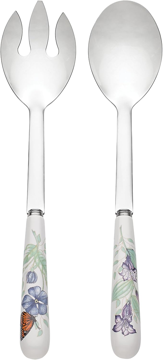 Lenox Butterfly Meadow 2pc Serving Set , White -, 0.84 LB