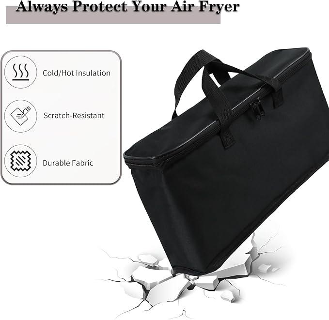 Carrying Bag for Bella 2 Slice Slim Toaster, Heavy Duty Heat-resistant Portable Outdoor Toaster with Pocket Travel Carriering Case Bag Compatible with Bella 2 Slice Slim Toaster
