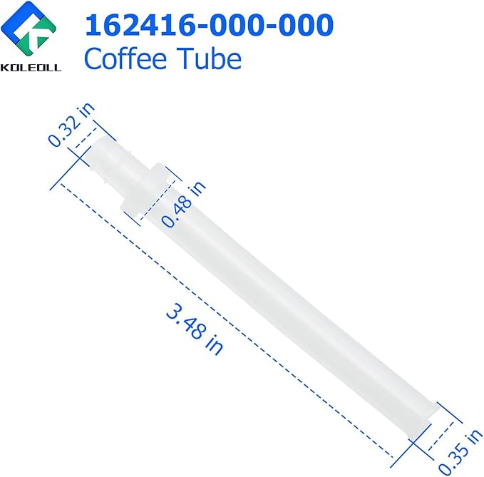 162416-000-000 Coffee Tube Compatible with Mr Coffee Espresso Maker BVMC-ECMP1000 BVMC-ECMP1000-RB BVMC-ECMP1102 BVMC-ECMP1106