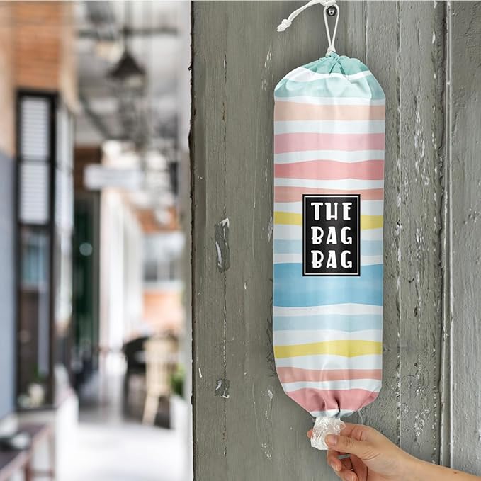 Rainbow Grocery Bag Organizer - Plastic Bag Holders for Kitchen, Pantry, Laundry Room - Home Decor Gift for Women & Men