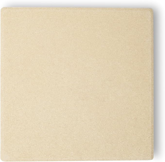 Outset Pizza Grill Stone Tiles For Oven and Grill, Set of 4 Baking Stones for Pizza, Bread & More