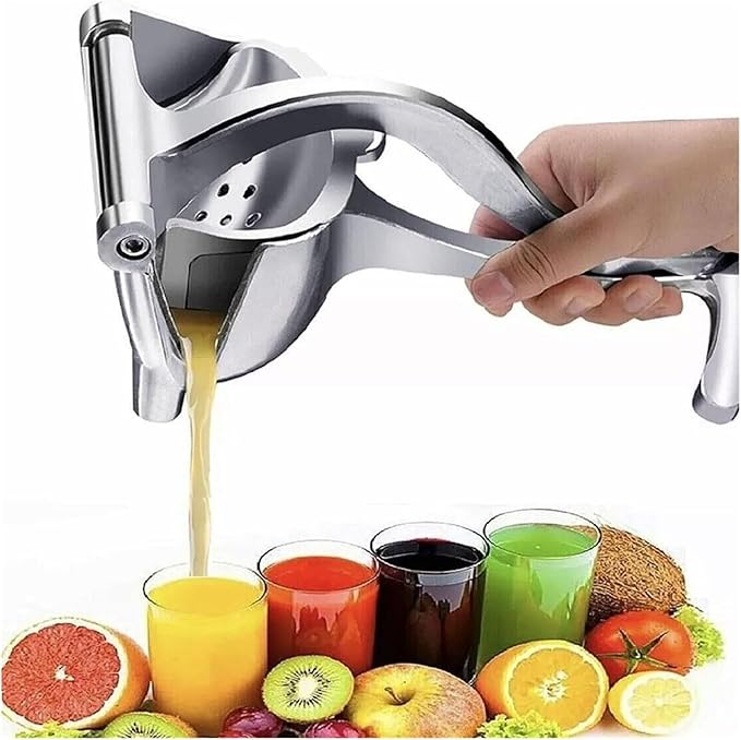 Manual Juicer Hand Press Manual Lemon Squeezer Stainless Steel Citrus Juicer Hand Orange Fruit Pressing Kitchen Household Tools Mini Portable Blender