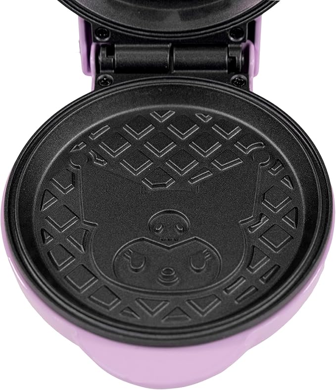 Uncanny Brands Hello Kitty Kuromi Mini Waffle Maker - Cook With Your Favorite Bunny Character