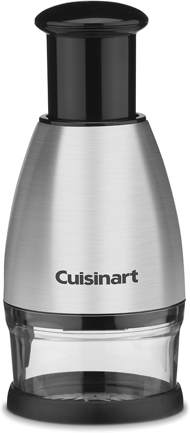 Cuisinart Mini Prep Plus Food Processor, 4 Cup, Brushed Stainless & CTG-00-SCHP Chopper, 8.2" x 3.9" x 3.9", Stainless Steel/Black