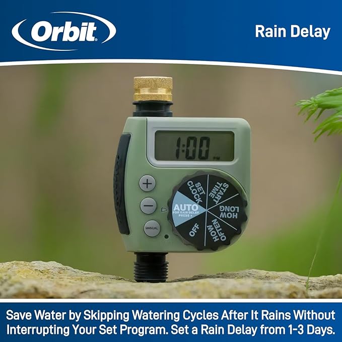 6-Pack (6 Total Timers) Orbit One Outlet Single-Dial Hose Faucet Timer