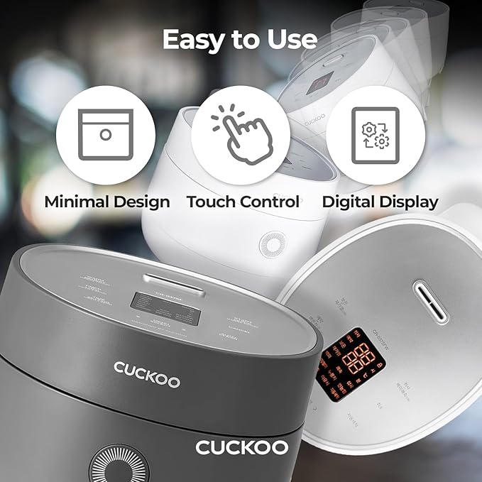 CUCKOO 10-Cup Pressure & 6-Cup Micom Rice Cookers | Multiple Menu Options | Made in Korea