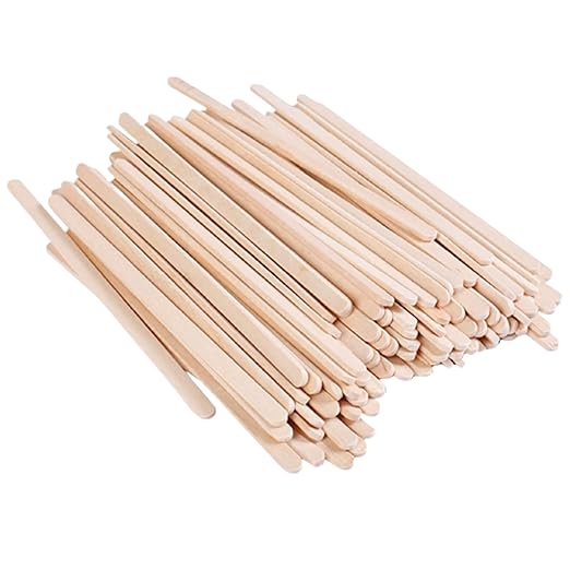 Perfect Stix Premium Wooden Coffee Stirrer Sticks, Thick Birch Wood 1000 Count, 5.5" Inches. Eco-Friendly Wooden Stirrers (5.5Inches / 1000PC) (Pack of 10)