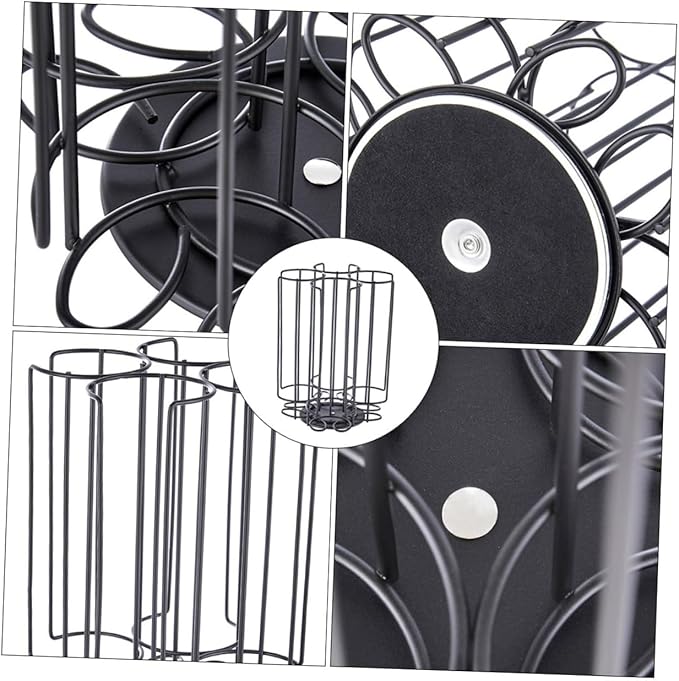 1pc Rotating Coffee Capsule Organizer Rack Carousel Stand for Storage Holds Coffee