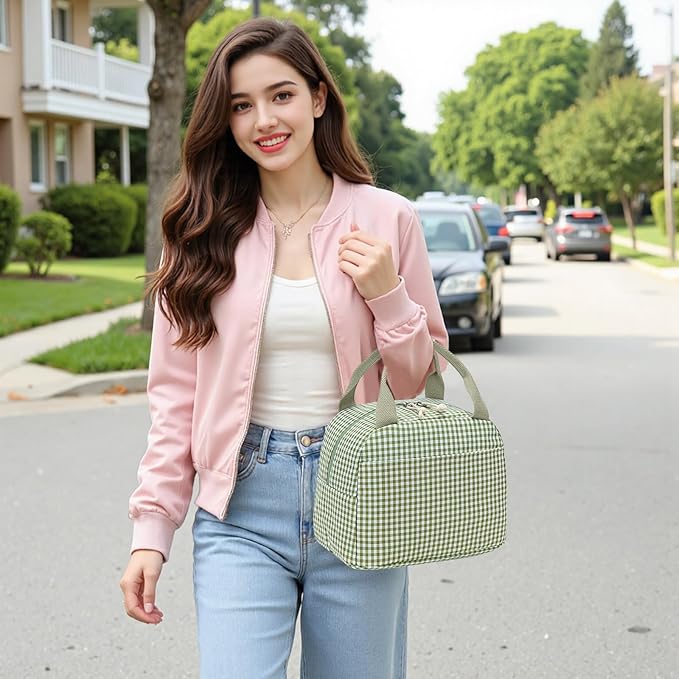 Bluboon Lunch Box for Women Cute Lunch Bag Reusable Insulated Lunch Bags Large Capacity Lunchbox Cooler for Work Picnic or Travel