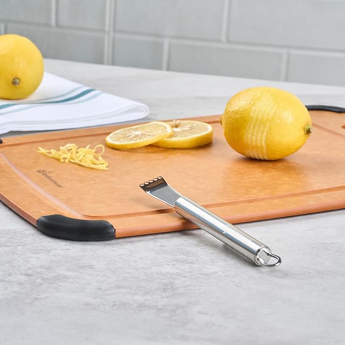 Restaurantware-German Standard Lemon Zesters, 24 Handheld Fine Graters - Dishwashable, Durable, Stainless Steel Citrus Graters With Handles, Suitable For Zesting Citrus Fruits, Finely Grating Cheese