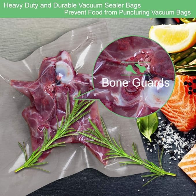 6 Pack 8"x20'(3Rolls) and 11"x20'(3Rolls) Vacuum Sealer Bags Rolls with Commercial Grade,BPA Free,Heavy Duty,Great for Food Vac Storage or Sous Vide Cooking