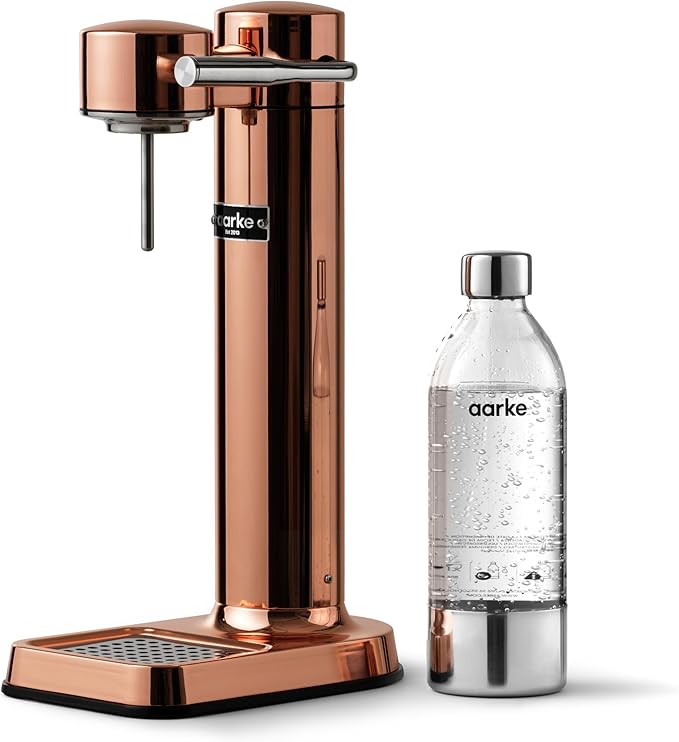aarke - Carbonator III Premium Carbonator/Sparkling & Seltzer Water Maker with PET Bottle (Copper)
