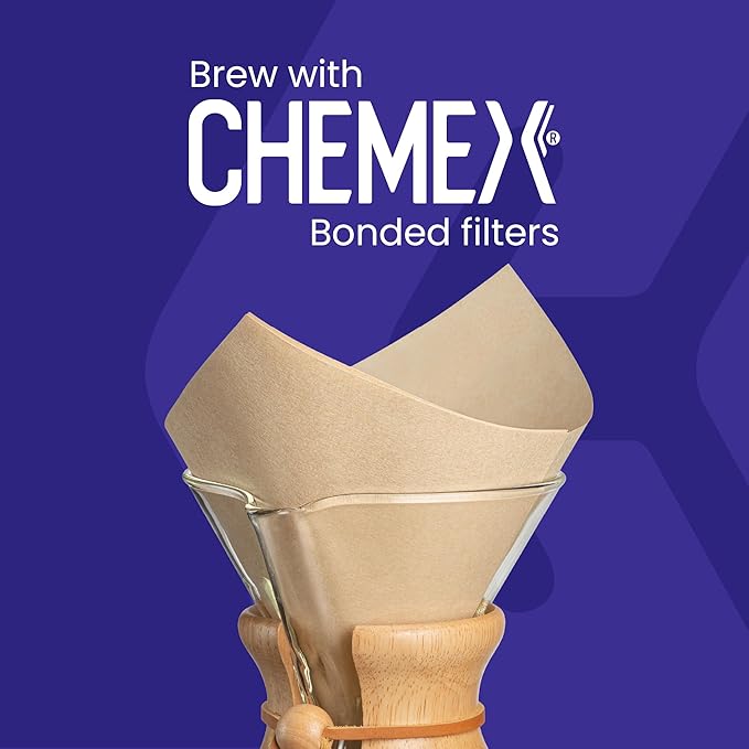 Chemex Pour-Over Glass Coffeemaker - Glass Handle Series - 8-Cup - Exclusive Packaging