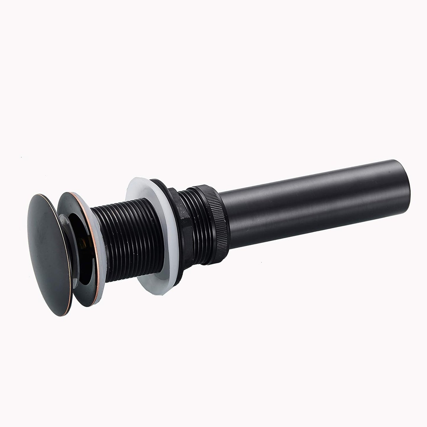 Bathroom Antique Oil Rubbed Bronze Pop up Drain Sink Drain Stopper Large Pop Without Overflow