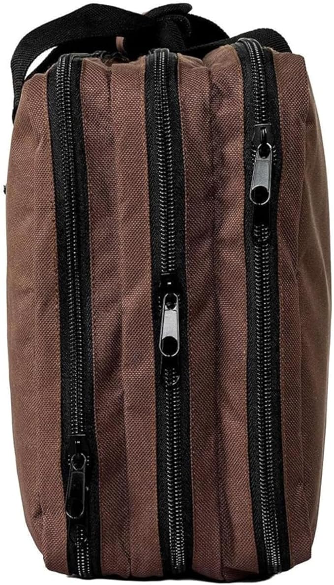 EVERPRIDE Chef Knife Bag Holds 20 Knives PLUS Large Zippered Compartment for Kitchen Tools – Durable, Large Knife Bag for Chefs – Knives Not Included