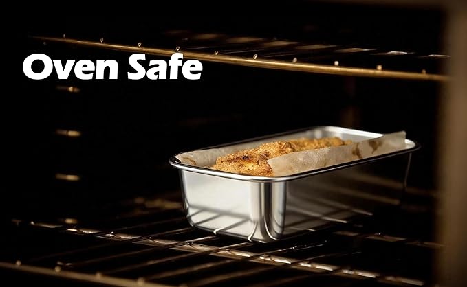 Leonyo Stainless Steel Mini Loaf Pans for Baking, 18 Pack 6.3x3.5IN Small Bread Loaf Pans for Meatloaf, Metal Mini Loaf Tins for Banana Bread Baking Homemade Brownies Smaller Loaves, Dishwasher Safe