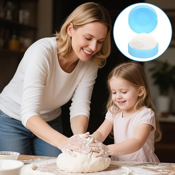 Lyreh Disc Cake Pop Mold, Blue Plastic Round Cake Ball Moulds Maker Funny Simple Baking Tools Supplies Accessories for Home Baking Birthday Party Wedding Desserts