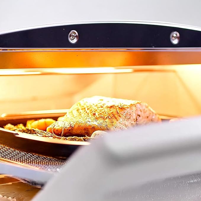 Graphite Heating Technology Pop-Up Toaster w/7 Heat Settings, 3 Toasting Functions & Unique Bagel Mode, Olive Green