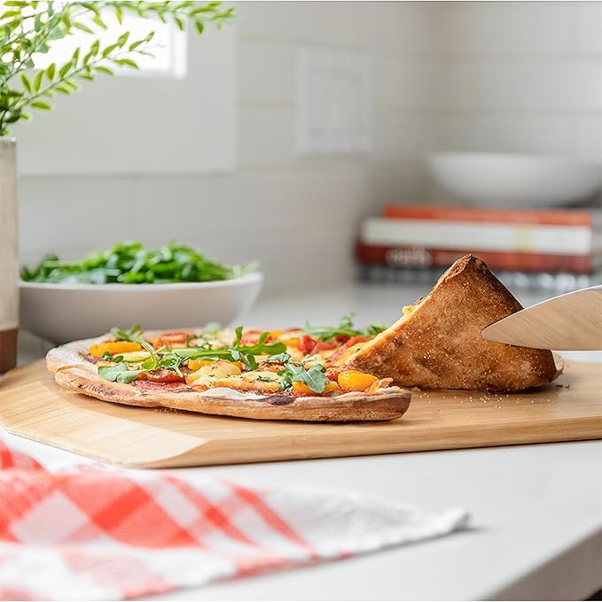 Chef Pomodoro Pizza Steel for Oven 16 Inch 1/4 Inch Thick, Baking Steel for Oven, Grill, Sourdough Bread, Baking Stone for Oven With Lifting Holes 16" X 13.25" (40.6 x 33.6 cm)