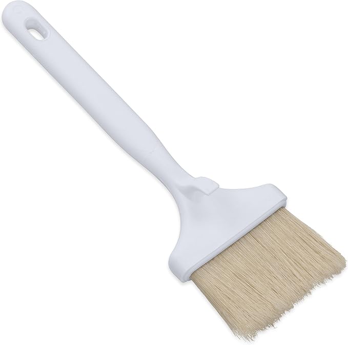 SPARTA 4037900 Meteor Boarhair Basting Brush, Dishwasher Safe With Built-In Plastic Handle, 3 Inches, Brown