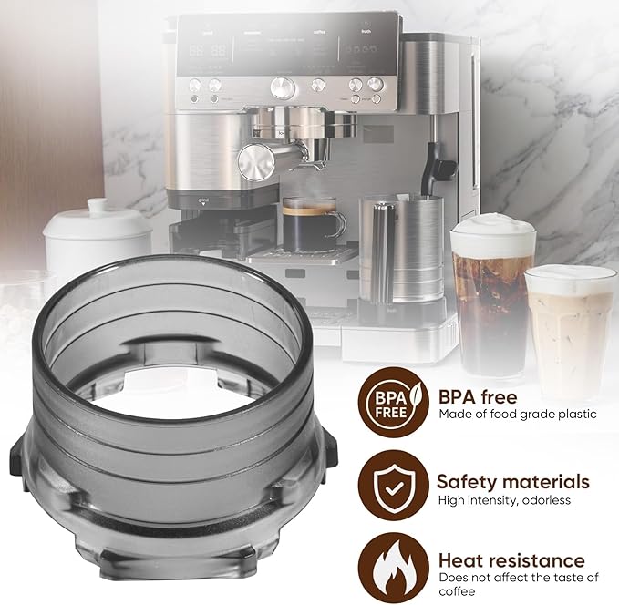 Compatible with Ninja Luxe Cafe Replacement Parts - Portafilter Funnel for Ninja Luxe Cafe Espresso Machine ES601, Coffee Dosing Ring for Ninja Luxe Café Premier Series