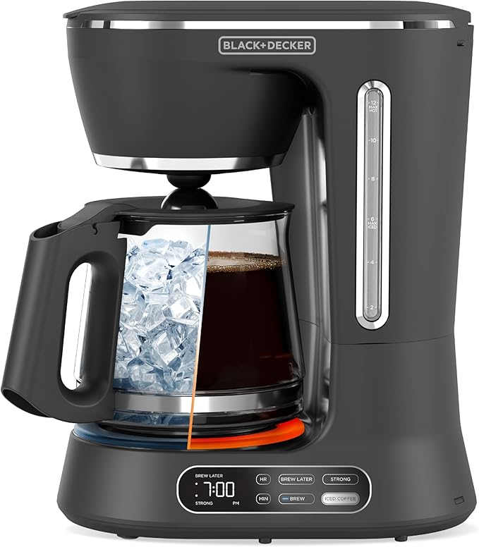 BLACK+DECKER 12-Cup Digital Coffee Maker and Coffee Grinder Bundle