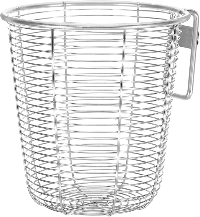 Cabilock Dishwasher Chopstick Basket with Hooks, Stainless Steel Kitchen Utensil Holder, Cutlery Organizer for Chopsticks Spoons Forks Straws, Small Hanging Silverware Drying Rack