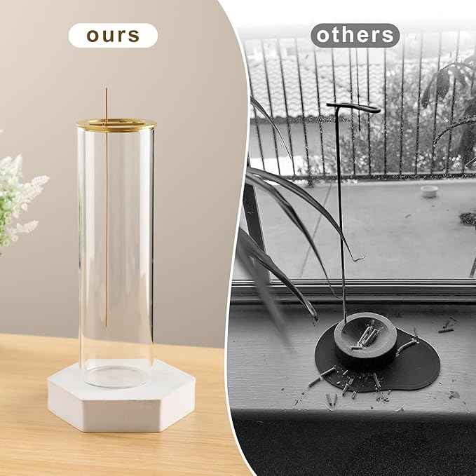Ceremony Incense Holder, 2 in 1 Incense Burner for Sticks, Ash-Proof Glass Incense Burner for Meditation Yoga Spa Room Decor Ceremonial Incense Incense Incense Scent Holder, 2 in 1