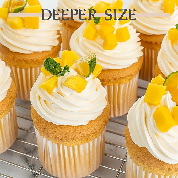 Stackable Muffin Pan Set — 6 Individual Non-Stick Muffin Cups, Modular Carbon Steel Cupcake Molds, Golden Easy-Release, Space-Saving Baking for Oven
