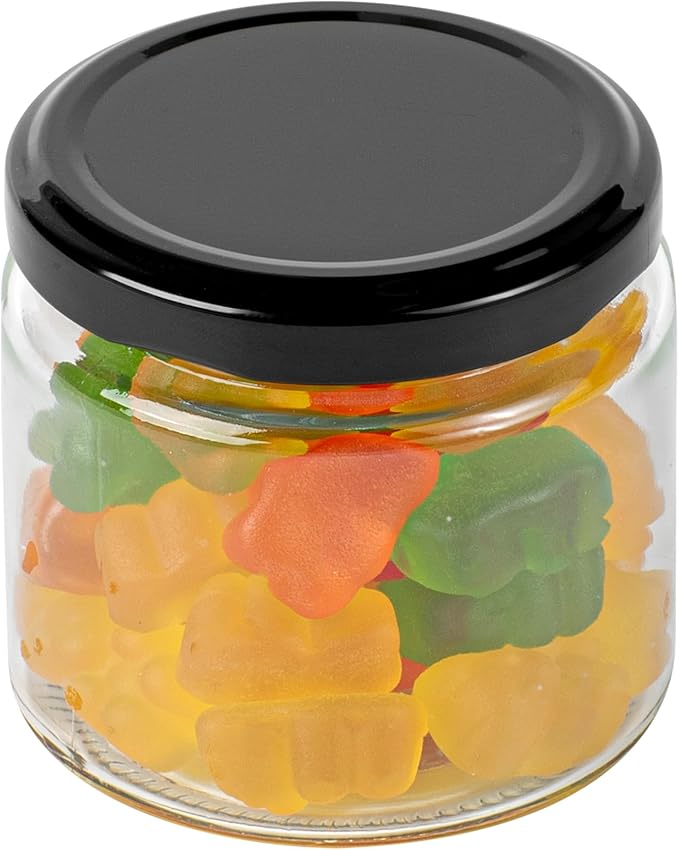 Restaurantware 100 Pack Of Glass Jars, 6 Oz Durable Glass Jars With Lids, Small Mason Jar For Food Reusable Hot And Cold Friendly, For Restaurants And Kitchens, Clear Storage Jar