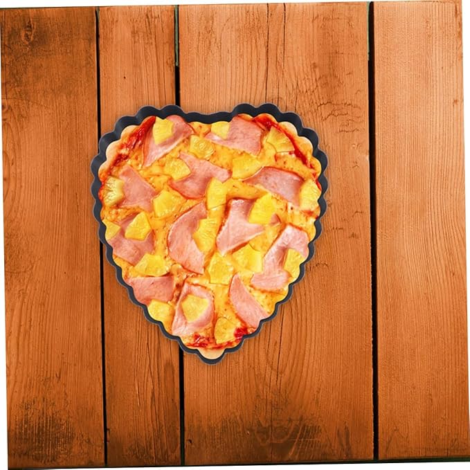PRETYZOOM 6PCS Nonstick Mini Heart Shaped Tart Pans with Removable Bottom for Easy Release for Baking Cakes Pies and Desserts Valentine's Day and Special Occasions