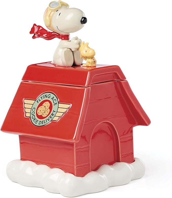 Lenox 897577 Chef Snoopy Figural Cookie Jar