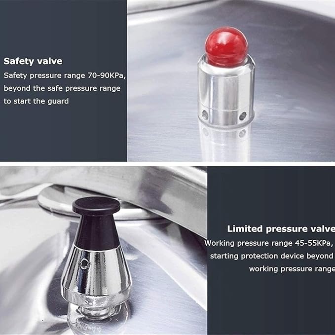 Cooker Large Capacity Explosion-proof Electric Pressure Cooker Family Gas Stove Hot Pot Special Price Hotel Restaurant Kitchen Cooking Pot (Size : 30L)