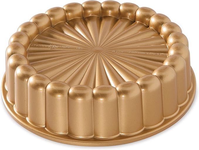 Nordic Ware Charlotte Cake Pan, 6-Cup/1.4 Liters, Toffee