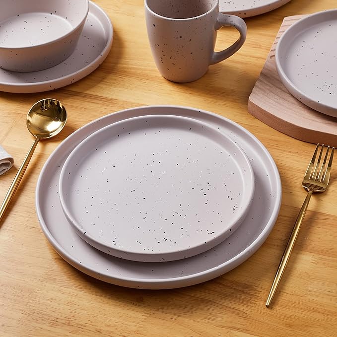 Stone lain Jade Stoneware Dinnerware Set, 32-Piece Service for 8, Taupe