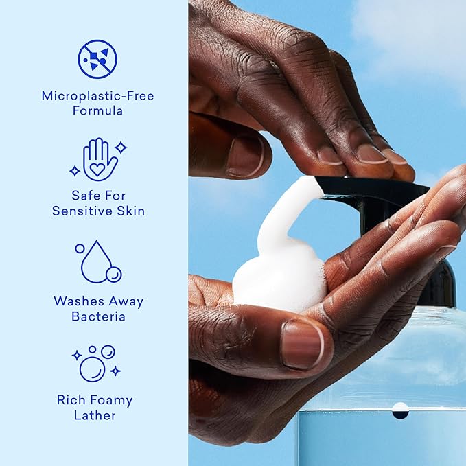 BLUELAND Clean Home Kit, 3 Reusable Bottles with 3 Tablets, Makes 1 Bottle Each of Foaming Hand Soap, Multi-surface Cleaner, Bathroom Cleaner