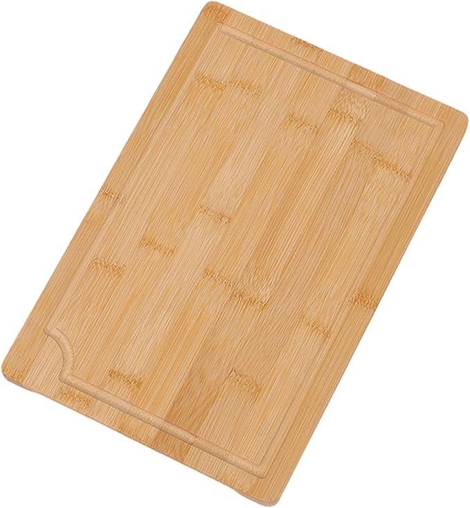 Wood Chopping Board Set With Grooves | Smooth Cleaver Friendly Cutting Boards In Three Sizes For Kitchen Prep And Serving