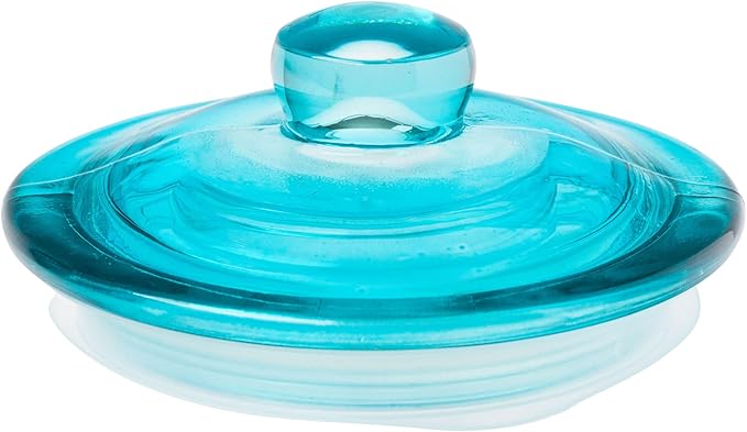 Silver Buffalo Disney Alice in Wonderland Flowers and Mushrooms Glass Cookie Snack Candy Jar with Lid (Small)