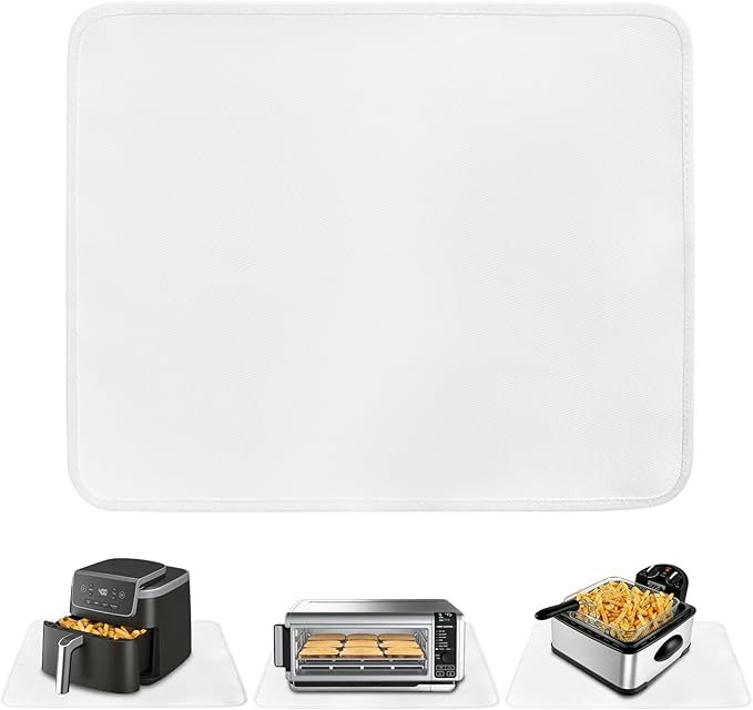 Heat Resistant Mat for Air Fryer, Deep Fryer, Countertop, 16x20in Hot Pads for Kitchen Counter Heat Protector, Under Coffee Maker Mats for Quartz Countertop Protector