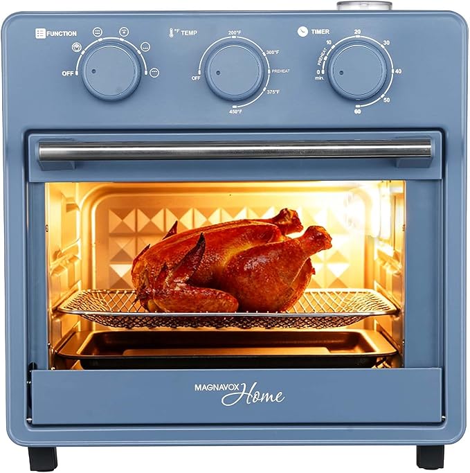 Magnavox Home, 16.5 qt Air Fryer Oven, With Steam Infusion, Ocean